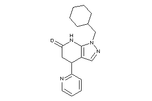 1-(cyclohexylmethyl)-4-(2-pyridyl)-5,7-dihydro-4H-pyrazolo[3,4-b]pyridin-6-one