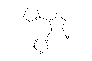 4-isoxazol-4-yl-3-(1H-pyrazol-4-yl)-1H-1,2,4-triazol-5-one