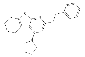 2-phenethyl-4-pyrrolidino-5,6,7,8-tetrahydrobenzothiopheno[2,3-d]pyrimidine