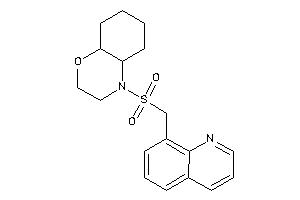 4-(8-quinolylmethylsulfonyl)-2,3,4a,5,6,7,8,8a-octahydrobenzo[b][1,4]oxazine