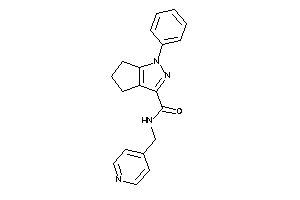 1-phenyl-N-(4-pyridylmethyl)-5,6-dihydro-4H-cyclopenta[c]pyrazole-3-carboxamide