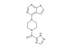 (4-thieno[2,3-d]pyrimidin-4-ylpiperazino)-(1H-1,2,4-triazol-5-yl)methanone