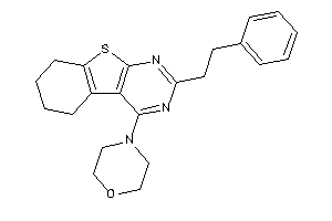 4-(2-phenethyl-5,6,7,8-tetrahydrobenzothiopheno[2,3-d]pyrimidin-4-yl)morpholine