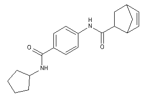 N-[4-(cyclopentylcarbamoyl)phenyl]bicyclo[2.2.1]hept-2-ene-5-carboxamide