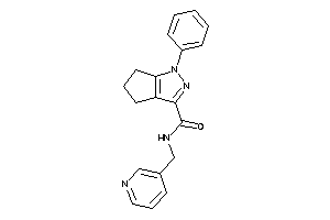 1-phenyl-N-(3-pyridylmethyl)-5,6-dihydro-4H-cyclopenta[c]pyrazole-3-carboxamide