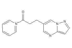 3-pyrazolo[1,5-a]pyrimidin-6-yl-1-pyridin-1-ium-1-yl-propan-1-one