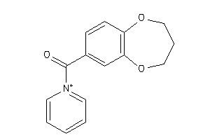 3,4-dihydro-2H-1,5-benzodioxepin-7-yl(pyridin-1-ium-1-yl)methanone