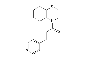 1-(2,3,4a,5,6,7,8,8a-octahydrobenzo[b][1,4]oxazin-4-yl)-3-(4-pyridyl)propan-1-one