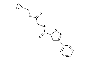 2-[(3-phenyl-2-isoxazoline-5-carbonyl)amino]acetic Acid Cyclopropylmethyl Ester