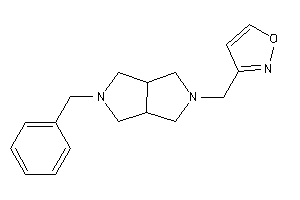 3-[(5-benzyl-1,3,3a,4,6,6a-hexahydropyrrolo[3,4-c]pyrrol-2-yl)methyl]isoxazole