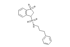 1,1-diketo-N-(3-phenylpropyl)-2,3-dihydrobenzothiophene-3-sulfonamide