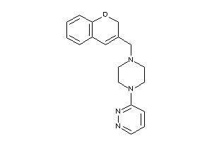 3-[4-(2H-chromen-3-ylmethyl)piperazino]pyridazine