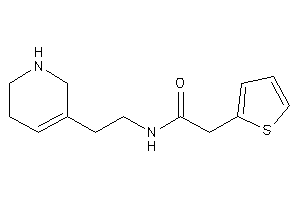 N-[2-(1,2,3,6-tetrahydropyridin-5-yl)ethyl]-2-(2-thienyl)acetamide