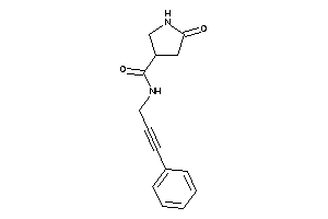 5-keto-N-(3-phenylprop-2-ynyl)pyrrolidine-3-carboxamide