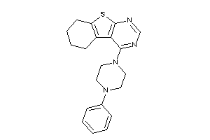 4-(4-phenylpiperazino)-5,6,7,8-tetrahydrobenzothiopheno[2,3-d]pyrimidine