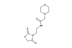 N-[2-(2,4-diketothiazolidin-3-yl)ethyl]-2-morpholino-acetamide