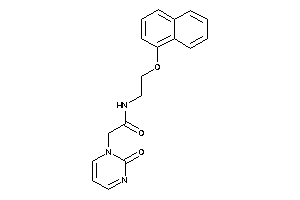 2-(2-ketopyrimidin-1-yl)-N-[2-(1-naphthoxy)ethyl]acetamide