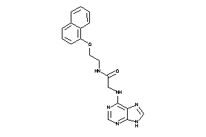 N-[2-(1-naphthoxy)ethyl]-2-(9H-purin-6-ylamino)acetamide