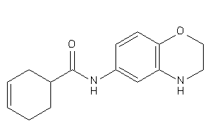 N-(3,4-dihydro-2H-1,4-benzoxazin-6-yl)cyclohex-3-ene-1-carboxamide