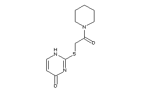 2-[(2-keto-2-piperidino-ethyl)thio]-1H-pyrimidin-4-one