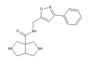 N-[(3-phenylisoxazol-5-yl)methyl]-2,3,3a,4,5,6-hexahydro-1H-pyrrolo[3,4-c]pyrrole-6a-carboxamide