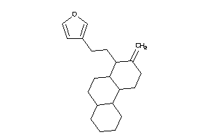 3-[2-(2-methylene-3,4,4a,4b,5,6,7,8,8a,9,10,10a-dodecahydro-1H-phenanthren-1-yl)ethyl]furan