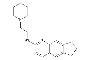 7,8-dihydro-6H-cyclopenta[g]quinolin-2-yl(2-piperidinoethyl)amine