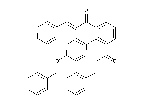 1-[2-(4-benzoxyphenyl)-3-cinnamoyl-phenyl]-3-phenyl-prop-2-en-1-one