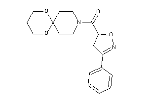 7,11-dioxa-3-azaspiro[5.5]undecan-3-yl-(3-phenyl-2-isoxazolin-5-yl)methanone