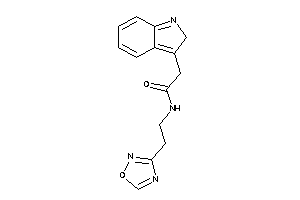 2-(2H-indol-3-yl)-N-[2-(1,2,4-oxadiazol-3-yl)ethyl]acetamide