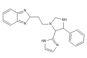 2-[2-[5-(1H-imidazol-2-yl)-4-phenyl-imidazolidin-1-yl]ethyl]-2H-benzimidazole