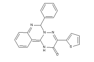 Image of 6-phenyl-3-(2-thienyl)-1,6-dihydro-[1,2,4]triazino[2,3-c]quinazolin-2-one