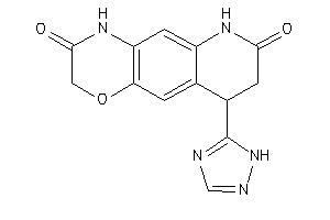 Image of 9-(1H-1,2,4-triazol-5-yl)-4,6,8,9-tetrahydropyrido[2,3-g][1,4]benzoxazine-3,7-quinone