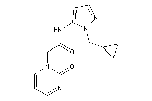 N-[2-(cyclopropylmethyl)pyrazol-3-yl]-2-(2-ketopyrimidin-1-yl)acetamide