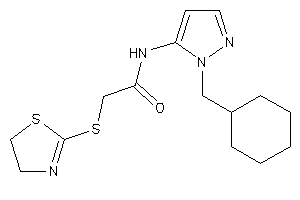 N-[2-(cyclohexylmethyl)pyrazol-3-yl]-2-(2-thiazolin-2-ylthio)acetamide