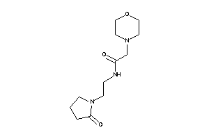 N-[2-(2-ketopyrrolidino)ethyl]-2-morpholino-acetamide