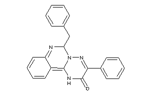 Image of 6-benzyl-3-phenyl-1,6-dihydro-[1,2,4]triazino[2,3-c]quinazolin-2-one