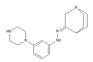 Image of (3-piperazinophenyl)-(quinuclidin-3-ylideneamino)amine