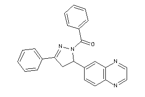 Phenyl-(3-phenyl-5-quinoxalin-6-yl-2-pyrazolin-1-yl)methanone