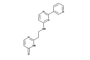 2-[2-[[2-(3-pyridyl)pyrimidin-4-yl]amino]ethyl]-1H-pyrimidin-6-one