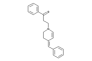 3-(4-benzal-2,3-dihydropyridin-1-yl)-1-phenyl-propan-1-one