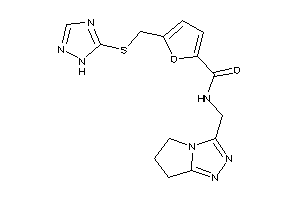 N-(6,7-dihydro-5H-pyrrolo[2,1-c][1,2,4]triazol-3-ylmethyl)-5-[(1H-1,2,4-triazol-5-ylthio)methyl]-2-furamide