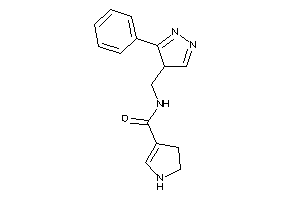 N-[(3-phenyl-4H-pyrazol-4-yl)methyl]-2-pyrroline-3-carboxamide