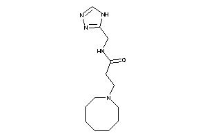 3-(azocan-1-yl)-N-(4H-1,2,4-triazol-3-ylmethyl)propionamide