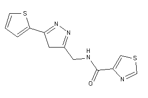 N-[[5-(2-thienyl)-4H-pyrazol-3-yl]methyl]thiazole-4-carboxamide