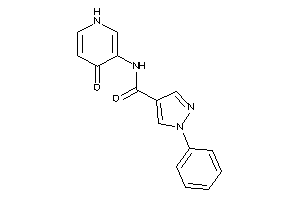 N-(4-keto-1H-pyridin-3-yl)-1-phenyl-pyrazole-4-carboxamide