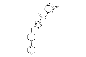 N-(1-adamantyl)-2-[(4-phenylpiperazino)methyl]oxazole-4-carboxamide