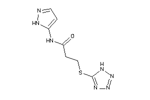 N-(1H-pyrazol-5-yl)-3-(1H-tetrazol-5-ylthio)propionamide