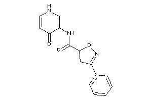 N-(4-keto-1H-pyridin-3-yl)-3-phenyl-2-isoxazoline-5-carboxamide