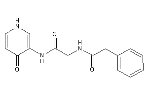 N-(4-keto-1H-pyridin-3-yl)-2-[(2-phenylacetyl)amino]acetamide